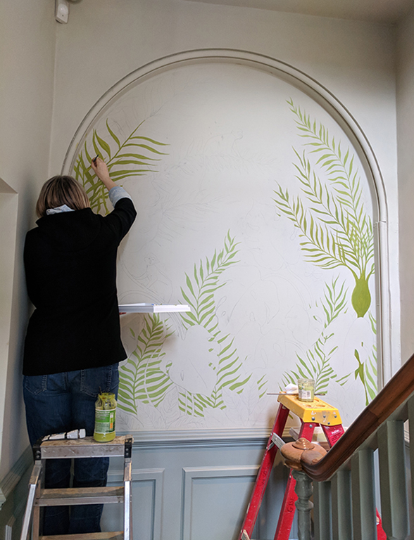 Canbury arms pub mural